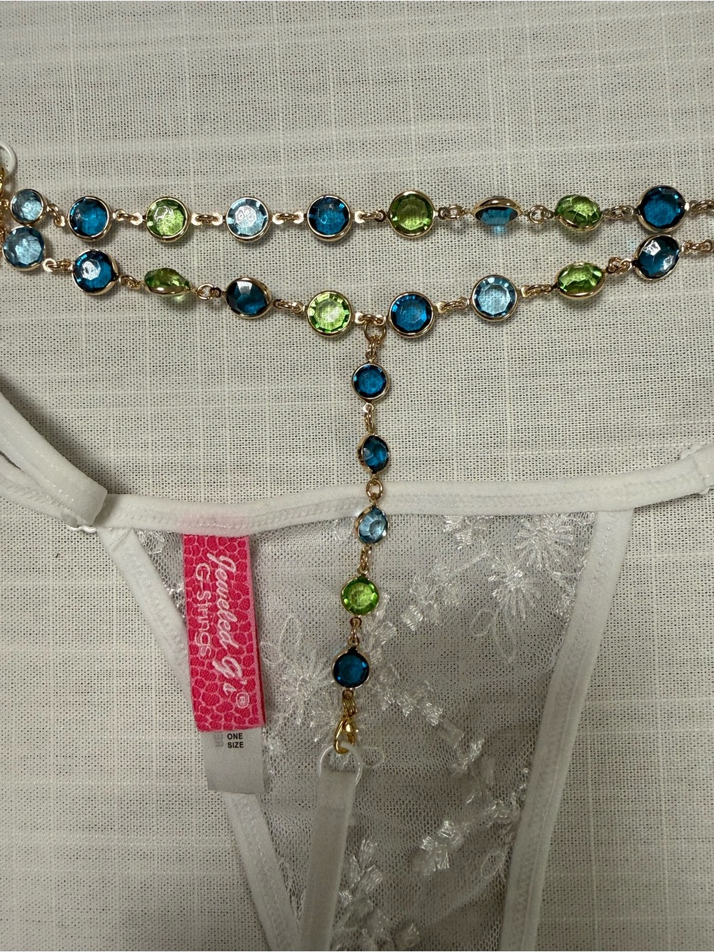 Jeweled G string - Picture 4 of 5